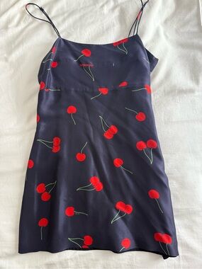Cherry Slip Mini Dress by Realisation Par